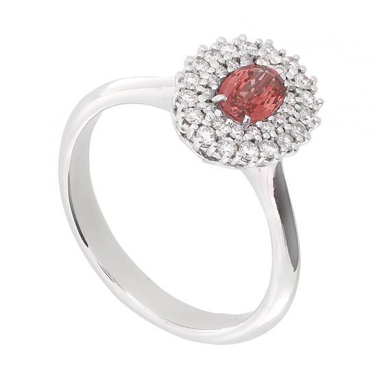 Anello Golay Donna in Oro bianco Rubino 0.55 Ct ACL009WDIRU-0.28GSI1 - ACL009WDIRU-0.28GSI1